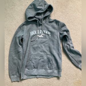 Grey Hollister hoodie